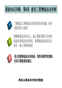 建设工程进度成本与控制