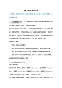 XX文职面试回忆版-计算机软件与通信基础