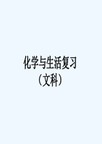 高中化学-与生活复习-(文)-新人教版选修1