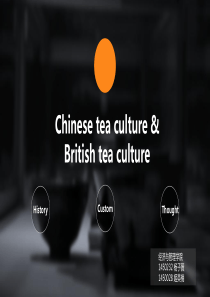 中英茶文化对比英语演讲
