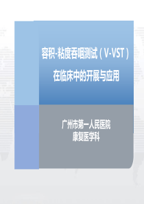 VVST评估的开展和应用