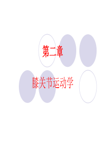 膝关节运动学