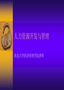 人力资源开发与管理-
