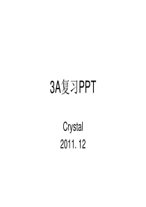 牛津英语3A复习PPT