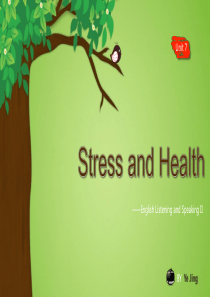 Unit-7-Stress-and-Health-压力与健康