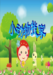 小动物找家PPT