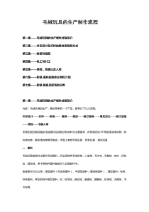 毛绒玩具的生产与制作流程