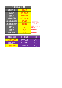 万能坐标计算程序