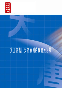 火力发电厂火灾原因的预防及对策