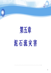 第五章泥石流