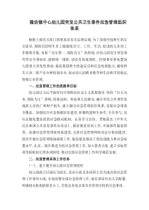 学校应急管理组织体系