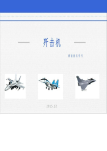 歼击机-兵器核科学-工程科技-专业资料.ppt