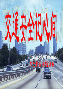 《安全伴我行—交通安全》主题班会ppt课件