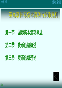 9国际资本流动与货币危机