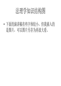 法理学知识结构图--很不错