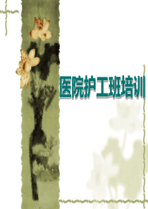 护工班培训排泄护理