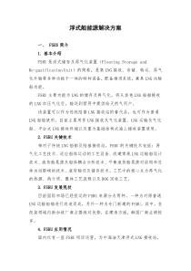 浮式船能源解决方案——FSRU