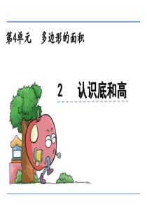 北师大版五年级数学上册---认识底和高课件
