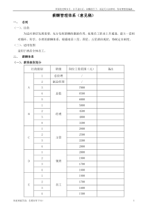 酒店薪酬体系(新)