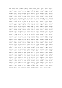 7个字母的单词(7个字母的英文单词全集)