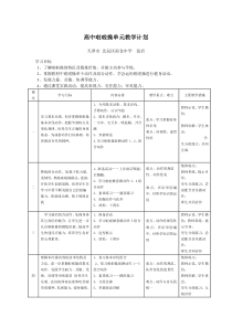 《啦啦操》单元教学计划
