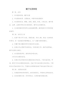 毽子社团章程
