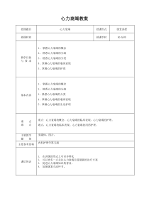 心力衰竭教案