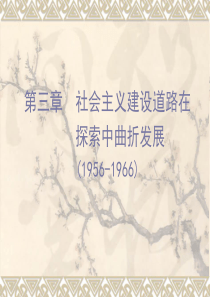 03第三章社会主义建设道路在探索中曲折发展