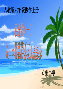 人教版六年级数学上册《百分数(一)》例2课件