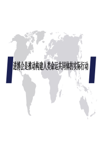 毛概作业人类命运共同体