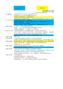【Excel表格】电商运营每日工作安排