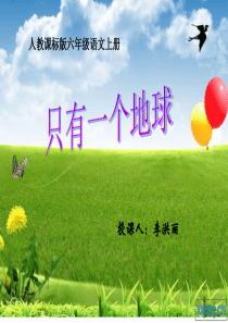 只有一个地球ppt课件