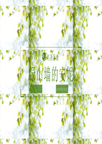 名著导读绿山墙的安妮课件