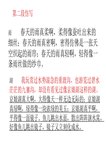 《桂林山水》段落仿写