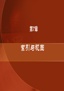《索引与视图》PPT课件