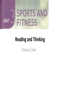 新人教版英语必修1-Unit-3-Reading-and-Thinking