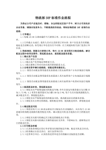 白糖物流部SOP标准作业流程