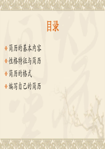 优秀个人简历制作