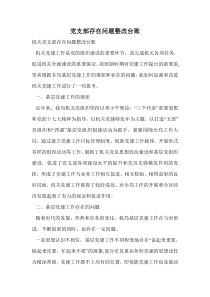 党支部存在问题整改台账.doc