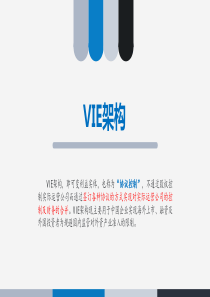 VIE架构相关内容介绍