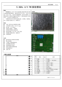RX5808接收模块说明书090815-V1