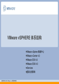 (精品)VMware体系架构00-vSphere