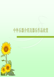 中外乐器介绍及器乐作品欣赏共62页文档