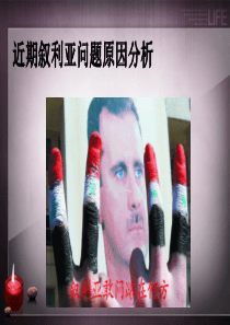 叙利亚问题分析ppt课件