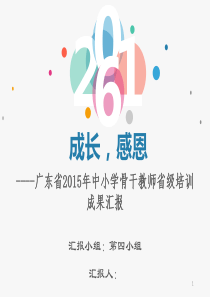 省培小组成果汇报-(上传)ppt课件