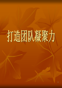 团队凝聚力培训ppt（PPT31页)