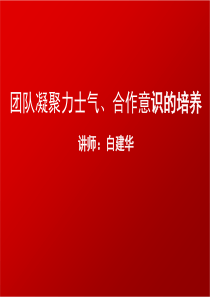 团队凝聚力士气、合作意识的培养