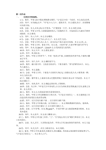 西南大学《文字学》全部(一、二、三、四批)作业