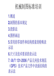 机械制图标准培训.