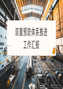 双重预防体系双体系建设工作汇报